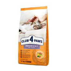 Club 4 Paws Adult Cats Indoor 4 in 1 Сухий корм для дорослих котів, що живуть у приміщенні "4 в 1" 14 кг