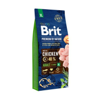 Brit Premium Dog Adult XL Сухий корм з куркою для дорослих собак гігантських порід (від 45 кг) 15 кг