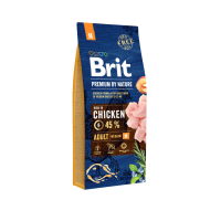 Brit Premium Dog Adult M Сухий корм з куркою для дорослих собак середніх порід 15 кг