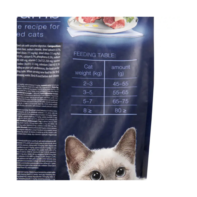 Brit Premium by Nature Cat Sensitive Lamb Сухий корм для дорослих котів з чутливим травленням 8 кг