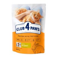 Club 4 Paws Adult Cats Rabbit Сухий корм з кроликом для дорослих котів 300г
