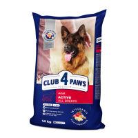 Club 4 Paws Adult All Breeds Active Сухий корм для дорослих активних собак від 12 місяців 14кг