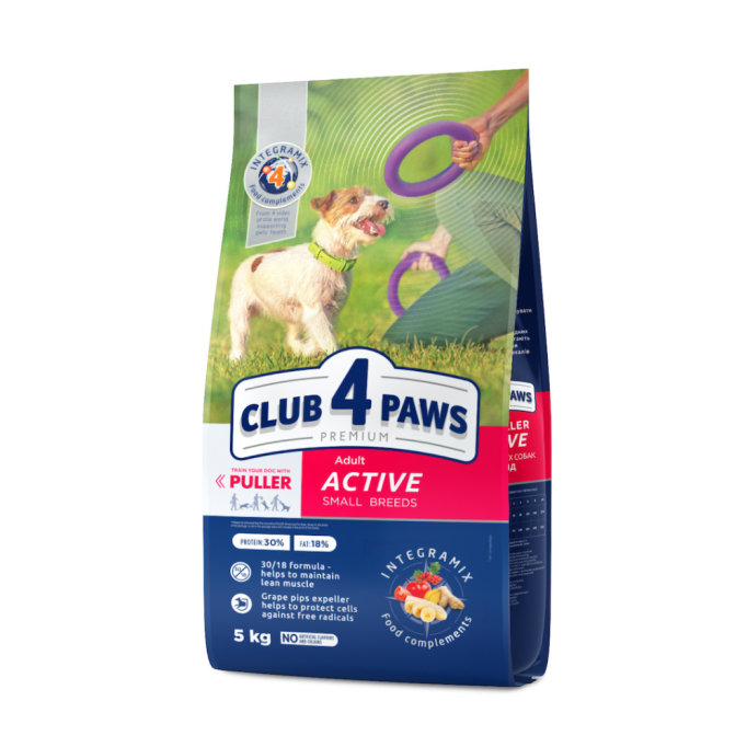 Club 4 Paws Active Adult Small Breed Сухий корм для дорослих активних собак малих порід 5кг