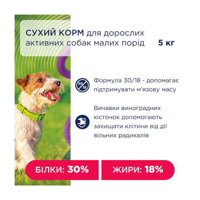 Club 4 Paws Active Adult Small Breed Сухий корм для дорослих активних собак малих порід 5кг