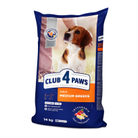 Club 4 Paws Adult Medium Breeds Сухий корм для дорослих собак середніх порід 14кг