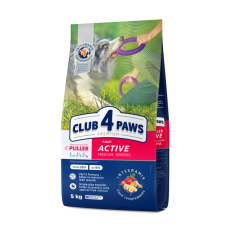 Club 4 Paws Active Adult Medium Breed Сухий корм для дорослих активних собак середніх порід 5кг