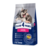 Club 4 Paws Puppies All Breeds Сухий корм з куркою для цуценят всіх порід до 12 місяців 2кг