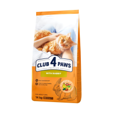 Club 4 Paws Adult Cats Rabbit Сухий корм з кроликом для дорослих котів 14 кг