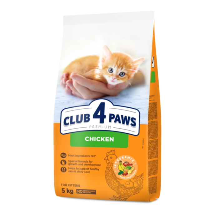 Club 4 Paws Kittens Salmon Сухий корм з лососем для кошенят 5кг