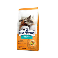 Club 4 Paws Adult Cats Sterilised with chicken Сухий корм з куркою для стерилізованих котів 14 кг