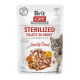 Brit Care Cat Fillets in Gravy Hearty Duck Sterilized Вологий корм з качкою для дорослих стерилізованих котів (в соусі) 85г 24шт