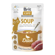 Brit Care Soup Duck Вологий корм суп з качкою для дорослих котів 75г 15шт