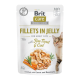Brit Care Cat Fillets in Jelly Fine Trout & Cod Вологий корм з тріскою та фореллю для дорослих котів (в желе) 85г 24шт