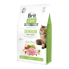 Brit Care Senior Weight Control Fresh Chicken Беззерновий гіпоалергенний сухий корм для котів похилого віку з надмірною вагою 400г