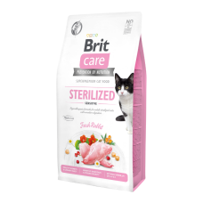 Brit Care Sterilized Sensitive Fresh Rabbit Беззерновий гіпоалергенний сухий корм для дорослих стерилізованих котів з чутливим травленням 7кг