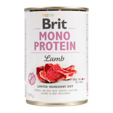 Brit Mono Protein Lamb Dog Вологий корм з ягням для дорослих собак (паштет) 400г