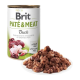 Brit Care Pate and Meat Dog Вологий корм з качкою для дорослих собак (паштет) 400г