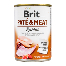 Brit Care Pate and Meat Dog Вологий корм з кроликом для дорослих собак (паштет) 400г