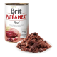 Brit Care Pate and Meat Dog Вологий корм з яловичиною для дорослих собак (паштет) 400г