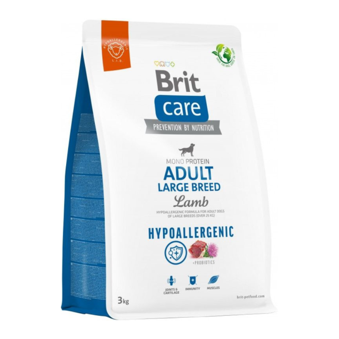 Brit Care Dog Hypoallergenic Adult Large Breed Сухий гіпоалергенний корм з ягням для дорослих собак великих порід 3кг