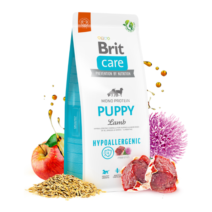 Brit Care Dog Hypoallergenic Puppy Сухий гіпоалергенний корм з ягням для цуценят всіх порід 12кг