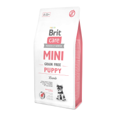 Brit Care Mini Grain Free Puppy Lamb Гіпоалергенний беззерновий сухий корм з ягням для цуценят мініатюрних порід 7кг