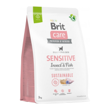 Brit Care Dog Sustainable Sensitive Сухий корм з рибою та комахами для дорослих собак з чутливим травленням 3кг