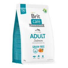 Brit Care Dog Grain-free Adult Сухий беззерновий корм з лососем для дорослих собак малих та середніх порід 3кг