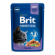 Brit Premium Cat Cod Fish pouch Вологий корм з тріскою для дорослих котів (в соусі) 100г 24шт