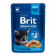 Brit Premium Cat Kitten Chicken Chunks pouch Вологий корм з куркою для кошенят (в соусі) 100г 24шт
