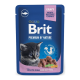 Brit Premium Cat White Fish for Kitten pouch Вологий корм з білою рибою для кошенят (в соусі) 100г 24шт