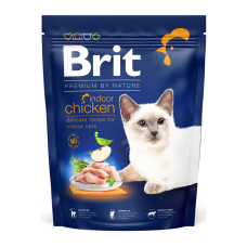 Brit Premium by Nature Cat Indoor Chicken Сухий корм для дорослих котів, які мешкають у приміщенні 800г
