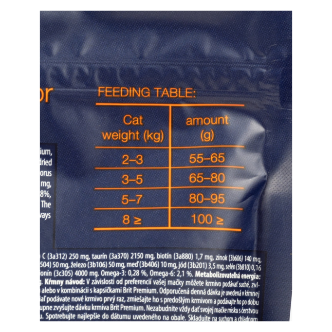 Brit Premium by Nature Cat Indoor Chicken Сухий корм для дорослих котів, які мешкають у приміщенні 800г