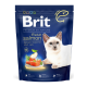 Brit Premium by Nature Cat Adult Salmon Сухий корм з лососем для дорослих котів 300г