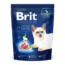 Brit Premium by Nature Cat Sterilized Lamb Сухий корм з ягням для стерилізованих котів 300г
