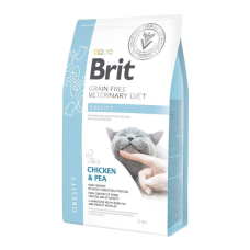 Brit GF Veterinary Diets Cat Obesity Дієтичний сухий беззерновий корм для дорослих котів з зайвою вагою та ожирінням 2кг