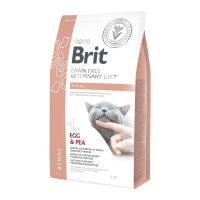 Brit GF Veterinary Diets Cat Renal Дієтичний сухий беззерновий корм для дорослих котів при захворюваннях нирок 2кг