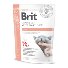Brit GF Veterinary Diets Cat Renal Дієтичний сухий беззерновий корм для дорослих котів при захворюваннях нирок 400г