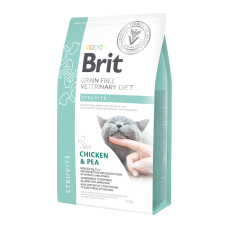 Brit GF Veterinary Diets Cat Struvite Дієтичний сухий беззерновий корм для дорослих котів з сечокам'яною хворобою 2кг