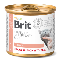 Brit GF Veterinary Diets Cat Renal Дієтичний вологий корм для дорослих котів при нирковій недостатності 200г