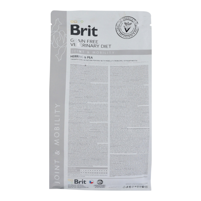 Brit GF VetDiets Dog Joint & Mobility Dog Дієтичний сухий корм для дорослих собак при захворюваннях суглобів 12кг