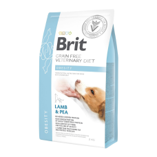 Brit GF VetDiets Dog Obesity Дієтичний сухий корм для дорослих собак при надмірній вазі 2кг