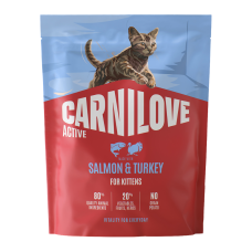 Carnilove Active Salmon & Turkey Kitten Сухий корм з лососем та індичкою для кошенят 400г