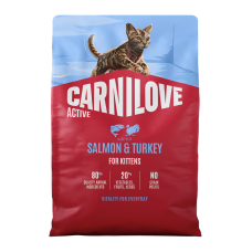 Carnilove Active Salmon & Turkey Kitten Сухий корм з лососем та індичкою для кошенят 2кг