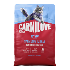 Carnilove Active Salmon & Turkey Large Breed Сухий корм з лососем та індичкою для дорослих котів великих порід 2кг