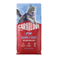 Carnilove Active Salmon & Turkey Large Breed Сухий корм з лососем та індичкою для дорослих котів великих порід 6кг