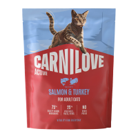 Carnilove Active Salmon & Turkey Сухий корм з лососем та індичкою для дорослих котів 400г