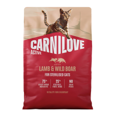 Carnilove Active Lamb & Wild Boar Sterilised Сухий корм з ягням та диким кабаном для дорослих стерилізованих котів 2кг