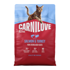 Carnilove Active Salmon & Turkey Sterilised Сухий корм з лососем та індичкою для дорослих стерилізованих котів 2кг