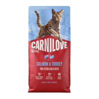 Carnilove Active Salmon & Turkey Sterilised Сухий корм з лососем та індичкою для дорослих стерилізованих котів 6кг